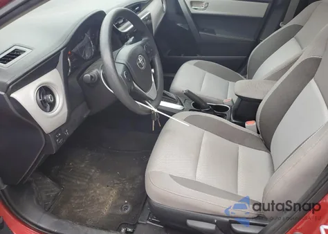 2017 Toyota Corolla L из США, поврежденный, VIN 2T1BURHE5HC951085